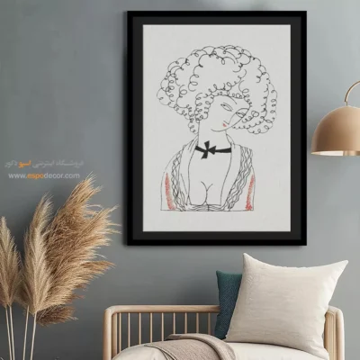 تابلو استایل خیابانی رنگی برای فضاهای شیک - ژرژت2 – تابلو فشن - اسپو دکور