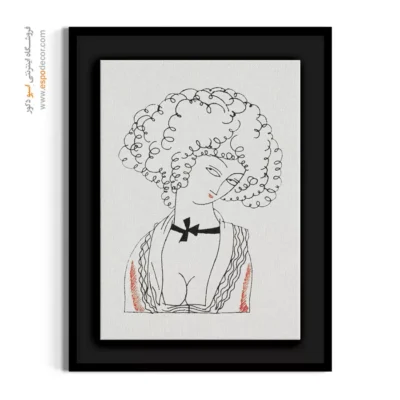 تابلو استایل خیابانی رنگی برای فضاهای شیک - ژرژت2 – تابلو فشن - اسپو دکور