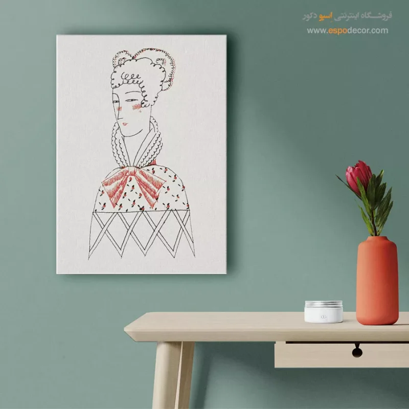 تابلو مانکن زن مدرن برای مزون 