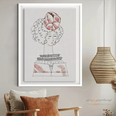 تابلو فشن مدرن برای کادو تولد - ژرژت5 – تابلو فشن - اسپو دکور