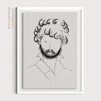 تابلو مد و فشن مدرن برای اتاق خواب مدرن - چارلز مارتین-1 – تابلو فشن - اسپو دکور