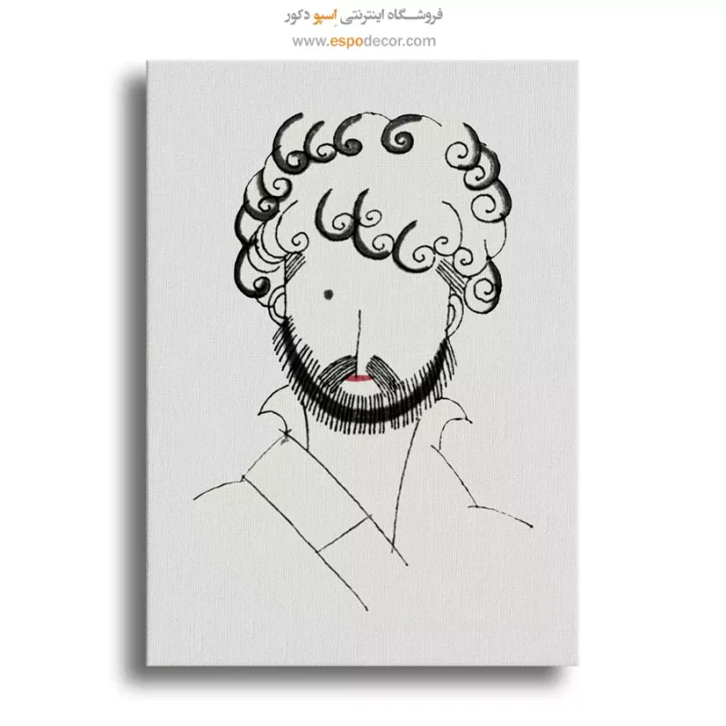 تابلو مد و فشن مدرن برای اتاق خواب مدرن