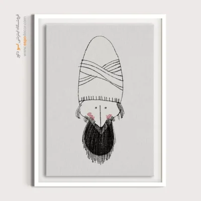 تابلو استایل خاص زنانه برای دکور خانه - چارلز مارتین-2 – تابلو فشن - اسپو دکور