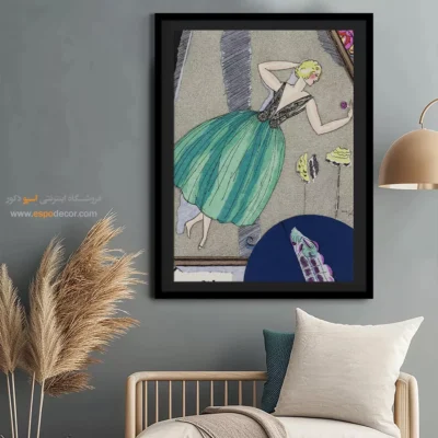 تابلو مد و فشن کلاسیک - ووگل – تابلو فشن - اسپو دکور