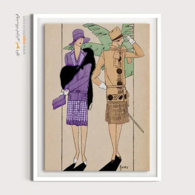 تابلو مدرن برای طراحان لباس - خیلی پاریسی – تابلو فشن - اسپو دکور