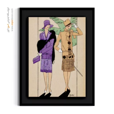 تابلو  مدرن برای طراحان لباس - خیلی پاریسی – تابلو فشن - اسپو دکور