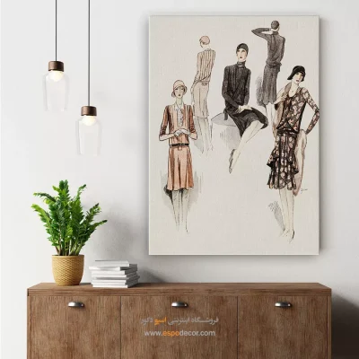 تابلو با کیفیت بالا برای مزون 