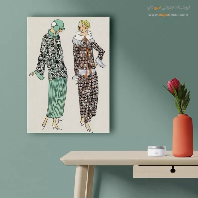 تابلو لاکچری فشن زنانه برای طراحی داخلی - ورزش و تنوع – تابلو فشن - اسپو دکور