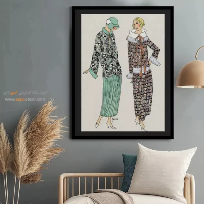 تابلو لاکچری فشن زنانه برای طراحی داخلی - ورزش و تنوع – تابلو فشن - اسپو دکور