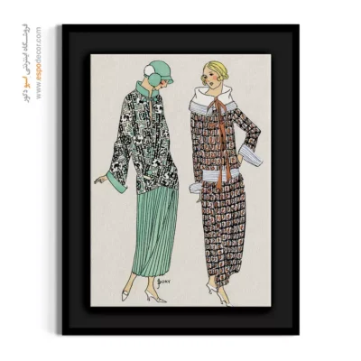 تابلو لاکچری فشن زنانه برای طراحی داخلی - ورزش و تنوع – تابلو فشن - اسپو دکور