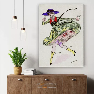 تابلو استایل خاص برای بوتیک لباس