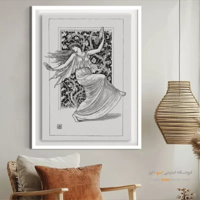 تابلو دخترانه برای دکوراسیون - رقصنده – تابلو فشن - اسپو دکور