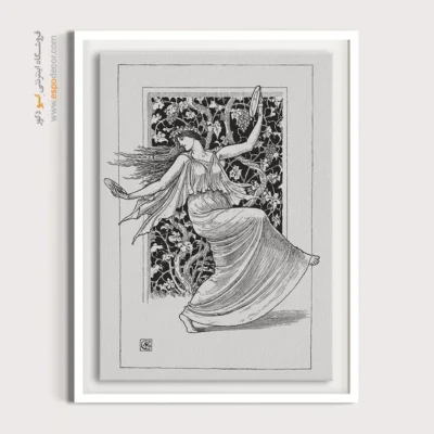 تابلو دخترانه برای دکوراسیون - رقصنده – تابلو فشن - اسپو دکور