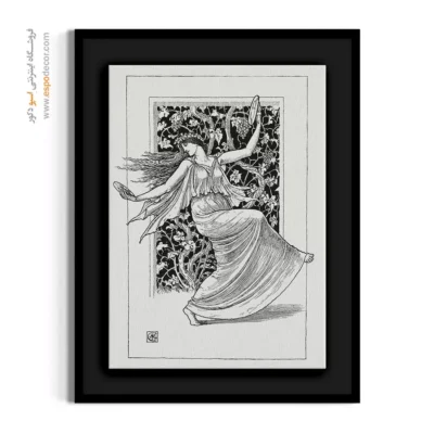 تابلو دخترانه برای دکوراسیون - رقصنده – تابلو فشن - اسپو دکور