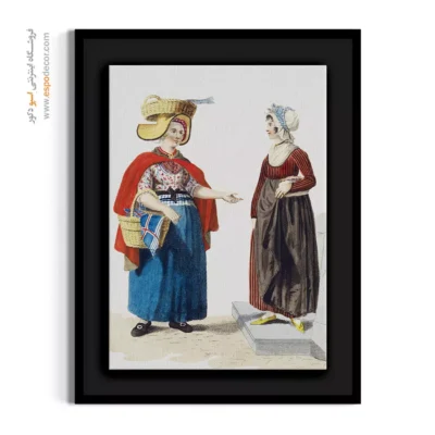 تابلو فانتزی برای اتاق نوجوان - دو زن – تابلو فشن - اسپو دکور