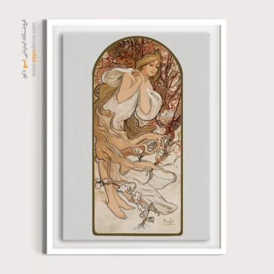 خرید تابلو فشن - زن تابستانی – تابلو فشن - اسپو دکور