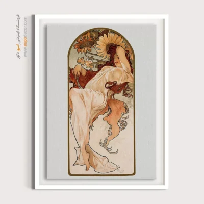 تابلو برای طراحی داخلی - زن بهاری – تابلو فشن - اسپو دکور