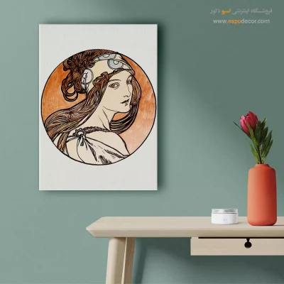 تابلو مد و فشن خلاقانه برای دیوار پذیرایی - پنجره بوتیک4 – تابلو فشن - اسپو دکور