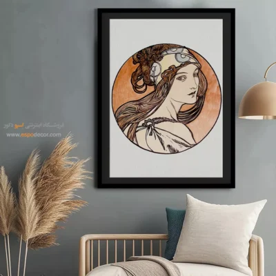 تابلو مد و فشن خلاقانه برای دیوار پذیرایی - پنجره بوتیک4 – تابلو فشن - اسپو دکور