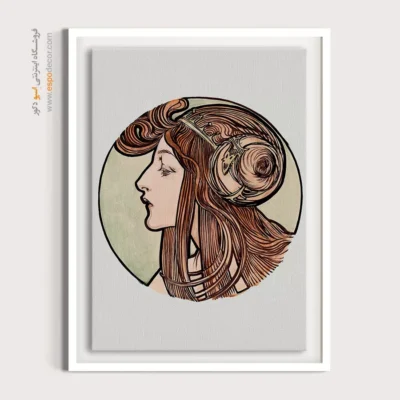 تابلو ژورنال مد رنگی برای دیوار اتاق - پنجره بوتیک5 – تابلو فشن - اسپو دکور