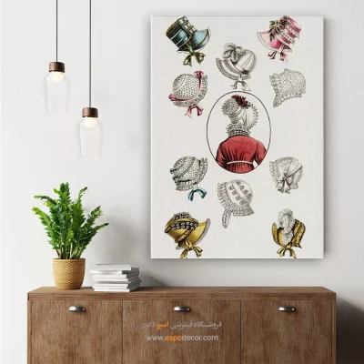 تابلو هنری فشن - لباس اپرا – تابلو فشن - اسپو دکور