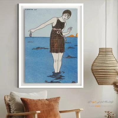 تابلو لاکچری برای دکور خانه - لباس های پاریسی – تابلو فشن - اسپو دکور