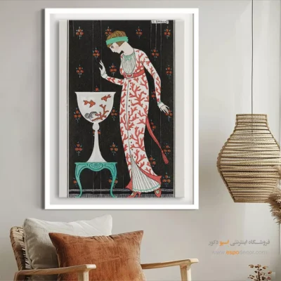 تابلو جدید برای دکور خانه - لباس شب از مجله مد – تابلو فشن - اسپو دکور