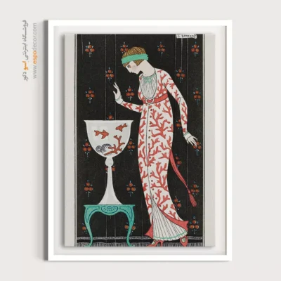 تابلو جدید برای دکور خانه - لباس شب از مجله مد – تابلو فشن - اسپو دکور