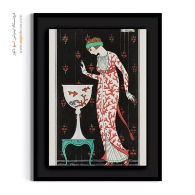 تابلو جدید برای دکور خانه - لباس شب از مجله مد – تابلو فشن - اسپو دکور