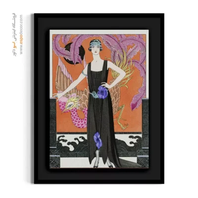 تابلو فشن دخترانه برای اتاق نوجوان - لباس شب – تابلو فشن - اسپو دکور