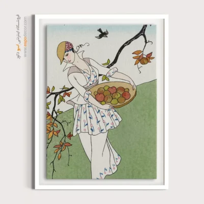 تابلو لاکچری برای کادو تولد - لباس تافته – تابلو فشن - اسپو دکور