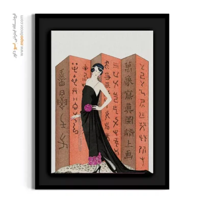 تابلو هنری فشن فانتزی - صفحه قرمز – تابلو فشن - اسپو دکور