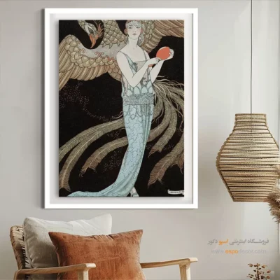 تابلو برای هدیه خاص - لباس شب د بیر – تابلو فشن - اسپو دکور