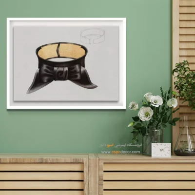 تابلو هنری برای دیوار پذیرایی - پاپیون – تابلو فشن - اسپو دکور