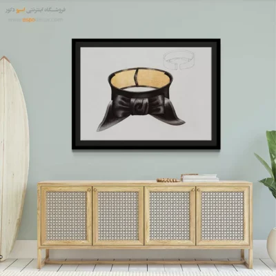 تابلو هنری برای دیوار پذیرایی - پاپیون – تابلو فشن - اسپو دکور