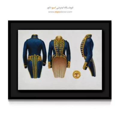 تابلو شیک برای هدیه خاص - کت نظامی – تابلو فشن - اسپو دکور