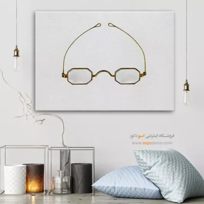 تابلو استایل خاص مدرن برای دکور خانه - عینک (1937) – تابلو فشن - اسپو دکور