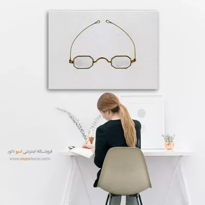 تابلو استایل خاص مدرن برای دکور خانه - عینک (1937) – تابلو فشن - اسپو دکور