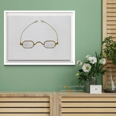 تابلو استایل خاص مدرن برای دکور خانه - عینک (1937) – تابلو فشن - اسپو دکور