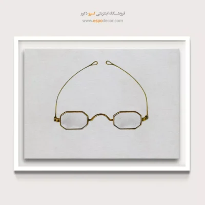 تابلو استایل خاص مدرن برای دکور خانه - عینک (1937) – تابلو فشن - اسپو دکور