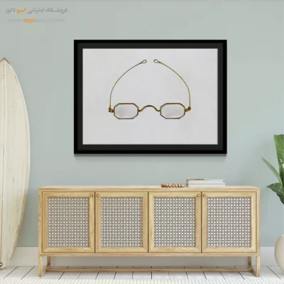 تابلو استایل خاص مدرن برای دکور خانه - عینک (1937) – تابلو فشن - اسپو دکور