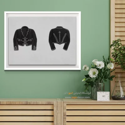 خرید تابلو فانتزی برای اتاق نوجوان - بولرو مردانه – تابلو فشن - اسپو دکور