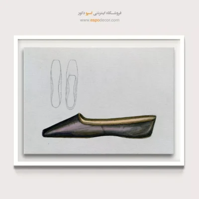 تابلو خلاقانه برای دکور خانه - کفش جولی سی – تابلو فشن - اسپو دکور