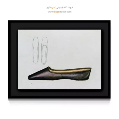 تابلو خلاقانه برای دکور خانه - کفش جولی سی – تابلو فشن - اسپو دکور