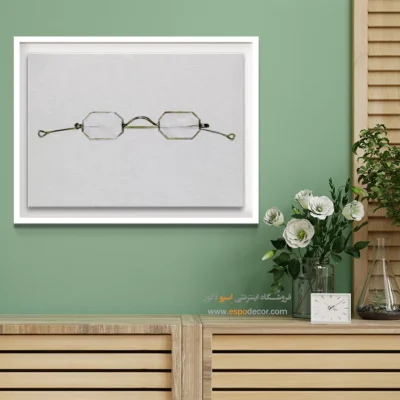 تابلو فشن زنانه برای اتاق خواب مدرن - عینک 1936 – تابلو فشن - اسپو دکور