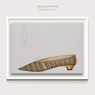 تابلو مدرن برای دکور خانه - دمپایی گرنون – تابلو فشن - اسپو دکور