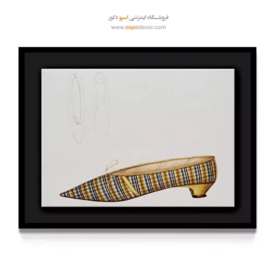 تابلو مدرن برای دکور خانه - دمپایی گرنون – تابلو فشن - اسپو دکور