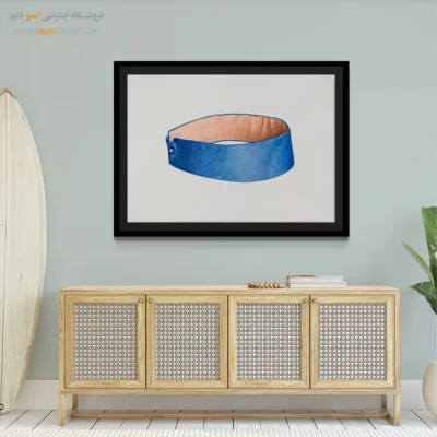 تابلو سالن زیبایی فانتزی - یقه اثر الیزابت موتال – تابلو فشن - اسپو دکور