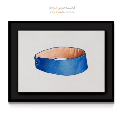 تابلو سالن زیبایی فانتزی - یقه اثر الیزابت موتال – تابلو فشن - اسپو دکور