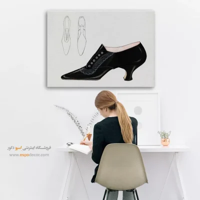 تابلو طراحی لباس زنانه خاص برای دکوراسیون